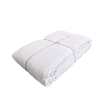 Funda nórdica lino blanco (cama de 180/200)