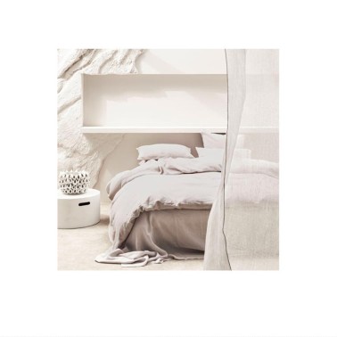 Funda nórdica lino blanco (cama de 180/200)