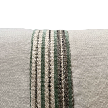 Cojín stripe TALI aqua