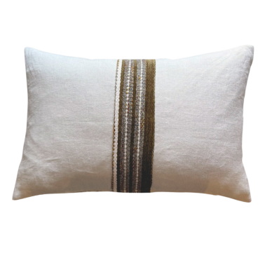 Cojín stripe TALI terra