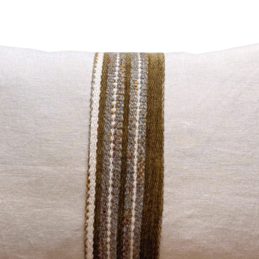 Cojín stripe TALI terra